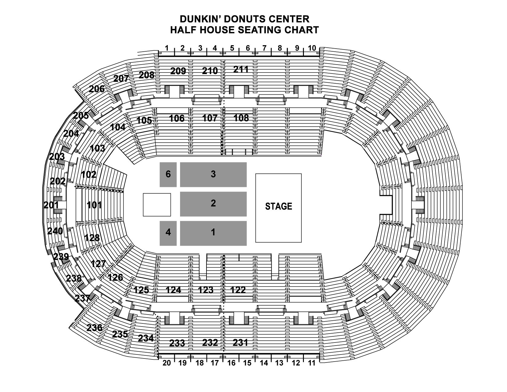 Providence Civic Center Seating Chart